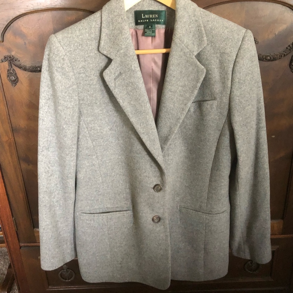 Ralph Lauren Grey Wool Blazer